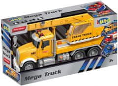 TWM jeřáb Mega Truck junior 34 x 11 x 45 cm třecí žlutá