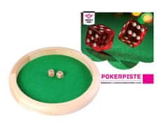 TWM Dřevěná pokerová aréna s 29 cm kostkami