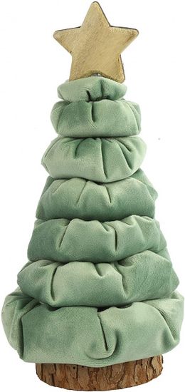 TWM Vánoční stromeček Rasmus mini 25 cm, světle zelený, textil