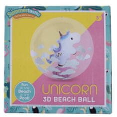 TWM Plážový míč Unicorn 3D vinyl 30 cm