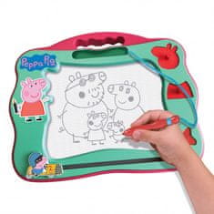 TWM Magnetické kreslící prkno Peppa Pig 28 cm tyrkysové