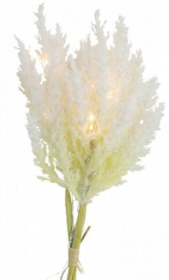 TWM dekorace Astilbe led větvička 25,4 cm krémové hedvábí