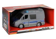 TWM Německý juniorský policejní autobus 29,2 x 12,7 x 11,8 cm šedý