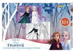 TWM barevný obrázek a puzzle Frozen II 49 cm karton 100 kusů