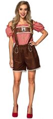 TWM lederhosen Bettina dámské polyesterové hnědé / růžové vel. 44/46