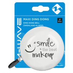 TWM ding-dong zvonek na kolo Smile 80 mm bílý