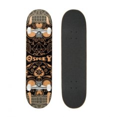 TWM skateboard Candy Skull brown 79 x 20 cm