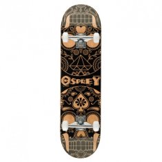 TWM skateboard Candy Skull brown 79 x 20 cm