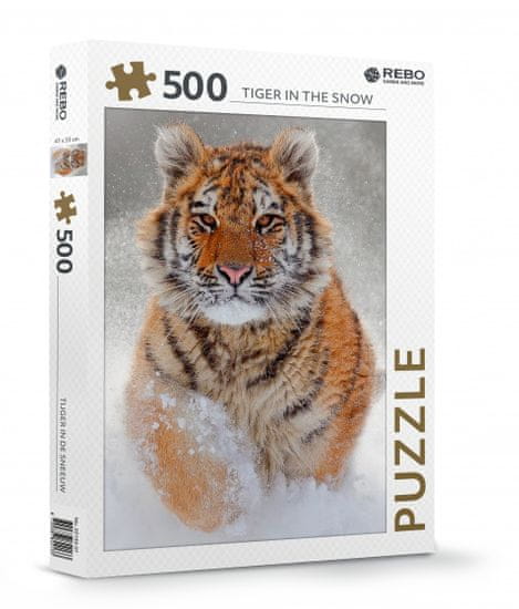 TWM Puzzle Tiger In The Snow 500 dílů