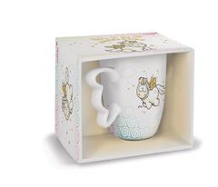 TWM Šálek Unicorn Angel 310 ml porcelánový bílý / zlatý