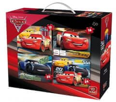 TWM Puzzle 4 v 1 Disney Cars 3