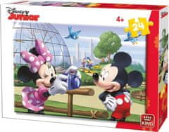 TWM Puzzle Mickey & Minnie Mouse junior 26 cm 24 dílů