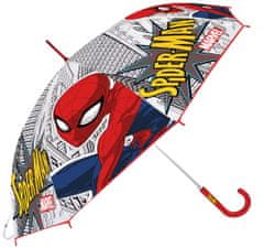 TWM Dětský deštník Spider-Man 70 cm polyester červený