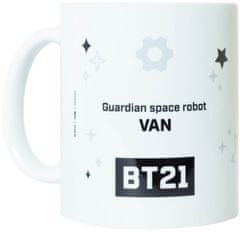 TWM hrnek BT21 Od junior 300 ml keramická bílá / černá