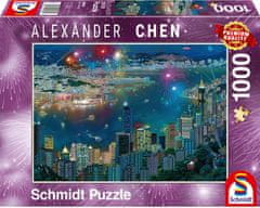 TWM Vuurwerk boven Hong Kong puzzle 1000 dílů