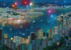 TWM Vuurwerk boven Hong Kong puzzle 1000 dílů