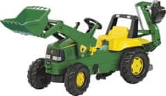 TWM RollyJuniorschodkowy traktor John Deere zelený