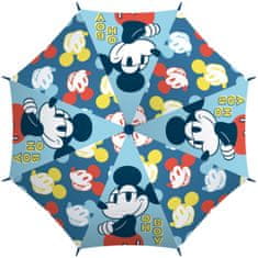 TWM deštník Mickey Mouse junior 52 cm polyester světle modrý