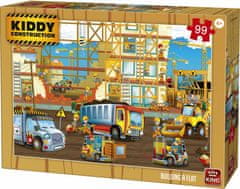 TWM Puzzle Kiddy Stavba Byt A 99 dílků