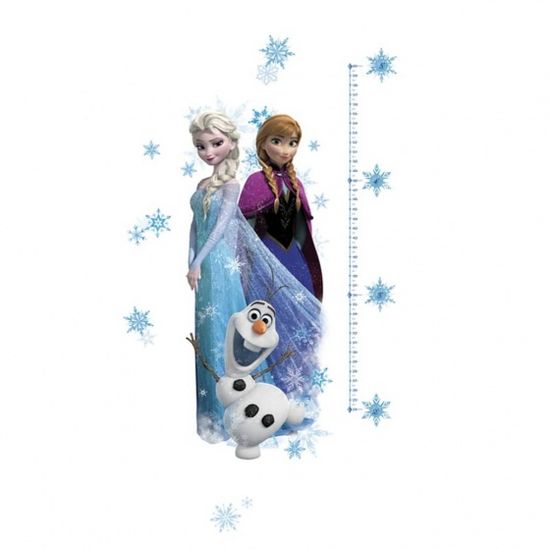 TWM růstový metr samolepek na zeď Frozen vinyl 98 x 42 cm