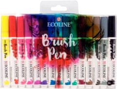 TWM Ecoline Brush Pen popisovače barevná řada 15 ks