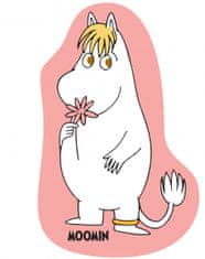 TWM polštář Moomin 40 x 40 cm polyester lososově růžový