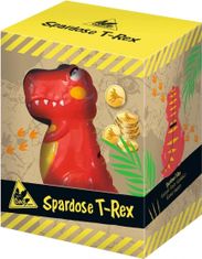 TWM prasátko Dino T-rex chlapci 15 cm polyresin červená / žlutá