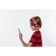 TWM Pokemon sluchátka 100 dB junior červená / bílá