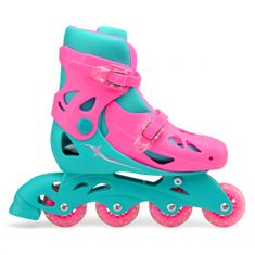 TWM inline brusle hardboot pink/turquoise velikost 32-35