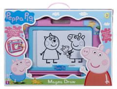TWM Peppa Pig magnetické kreslící prkno junior růžové 5 dílů