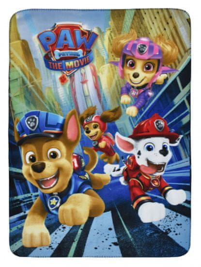 TWM Juniorská deka Paw Patrol 140 x 100 cm fleece