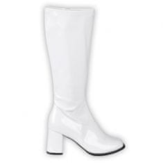 TWM Bílé polyesterové retrodamické boty velikost 39