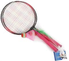 TWM 4dílná badmintonová sada s člunkem 44 x 22 cm růžová