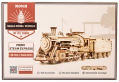 TWM stavebnice modelu Prime Steam Express wood 308 dílů