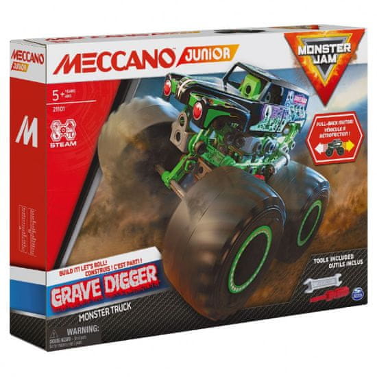 TWM stavebnice Monster Jam Grave Digger zelená 127 ks