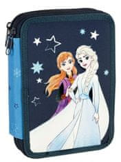 TWM Penál Frozen 2 junior 18 cm polyester modrý 27 ks