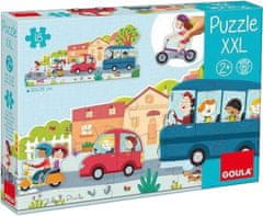 TWM XXL puzzle City junior 80 x 38 cm karton 18 ks