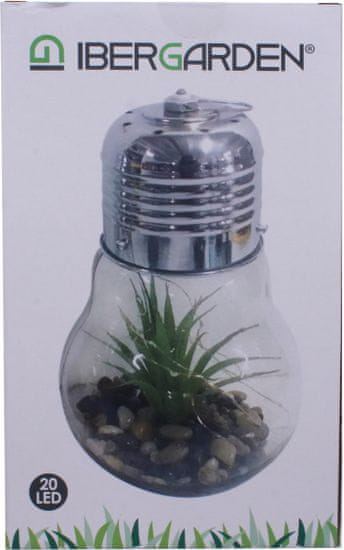 TWM dekorativní svítidlo Cactus LED 24 cm transparentní