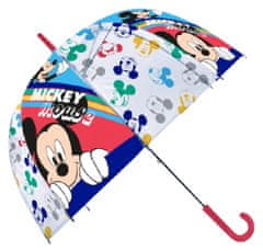 TWM deštník Mickey Mouse junior 45 cm PVC bílý