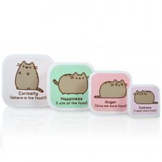 TWM Pusheen Lunchbox, plastový, 12 x 12 x 5,5 cm, 4 kusy