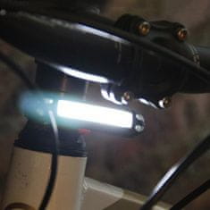 TWM Světla na kolo 2 v 1, přední nebo zadní dobíjecí LED