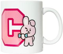 TWM hrnek BT21 Cooky junior 300 ml keramický bílý / růžový