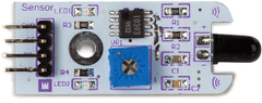 TWM modul světelného senzoru 3,3 - 5V 45 x 16,5 x 6,8 mm bílá / černá