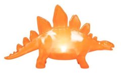 TWM Noční lampa Stegosaurus junior 25,5 x 14 cm oranžová