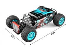 TWM Giant Beast 2.0 juniorské RC závodní auto 1:12 modrá / černá