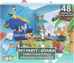 TWM skládačka Pet Party junior karton 48 kusů