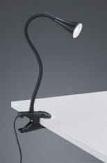 TWM svěrací lampa Viper35 x 6 cm LED ocel matná černá