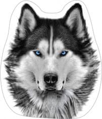 TWM polštář Wolf junior 40 cm, šedý polyester