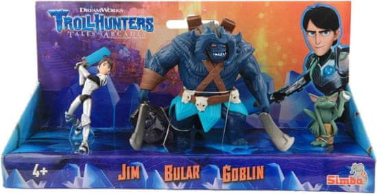 TWM Akční figurky TrollHunters junior 3,5-6-8,5 cm 3dílné