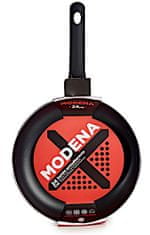 TWM Pánev Modena 24 cm černý / červený hliník